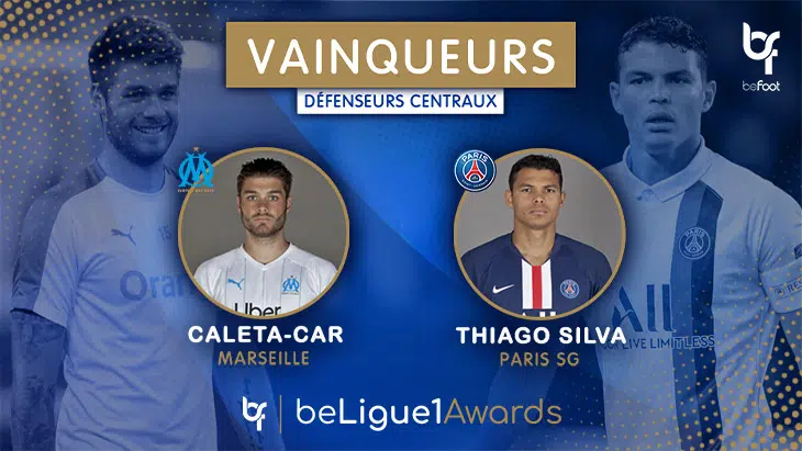 #BL1A : Caleta-Car (OM) et T.Silva (PSG) élus défenseurs centraux de la saison !