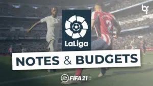 FIFA 21 - Mode Carrière : Les notes et budgets des clubs de LaLiga