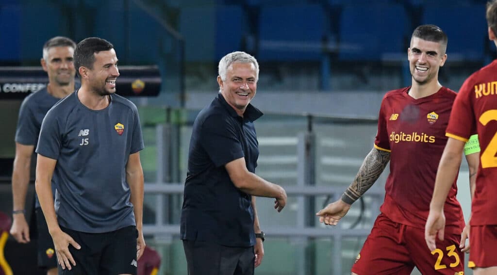 Mourinho se régale avec la Roma Mourinho
