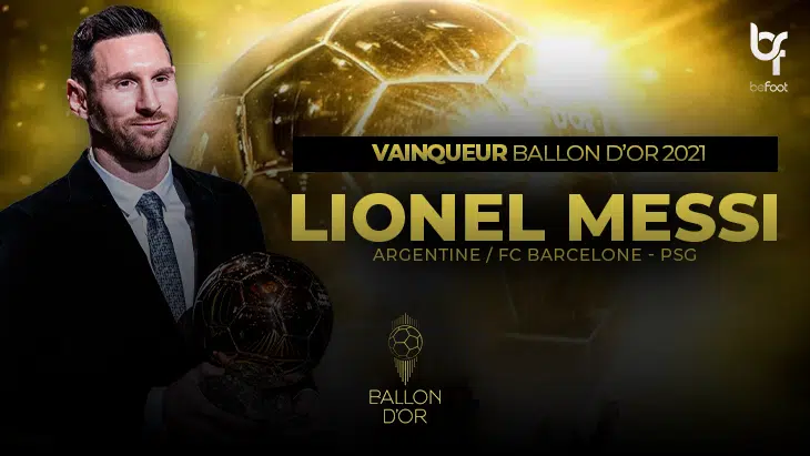 Ballon d’Or 2021 : Lionel Messi sacré pour la 7ème fois ! Ballon d'or