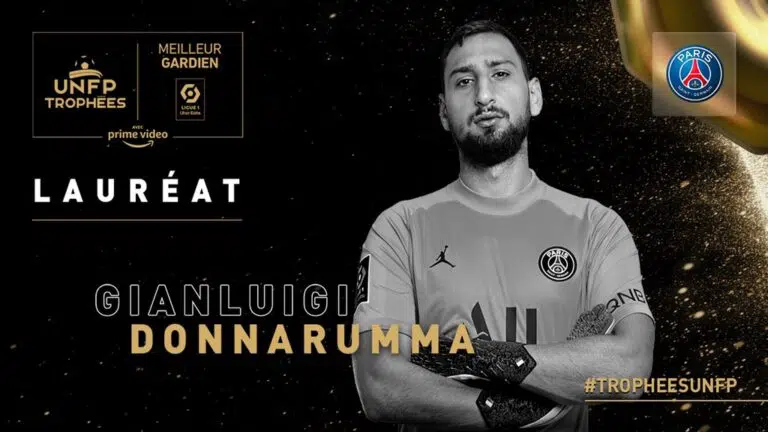Trophées UNFP 2022 : Gianluigi Donnarumma, élu meilleur gardien de Ligue 1 Uber Eats Trophées UNFP