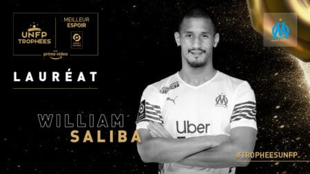 Trophées UNFP 2022 : William Saliba, élu meilleur espoir de Ligue 1 Uber Eats Trophées unfp