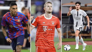 Raphinha, De Ligt et Vitinha font partie du top 10 des transferts les plus chers du mois de juillet lors du mercato.