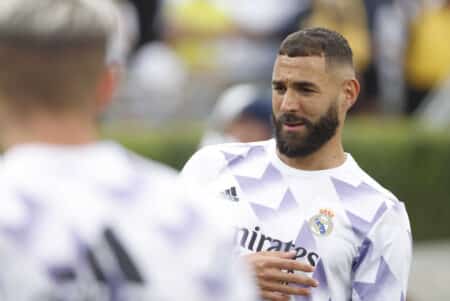 Karim Benzema devrait être titulaire avec le Real Madrid contre l'Eintracht Francfort en Supercoupe d'Europe.