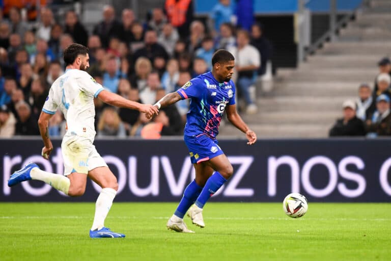 Ivan Cavaleiro face à l'OM en novembre dernier.