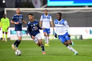 Gessime Yassine (à gauche) pourrait quitter Dunkerque.