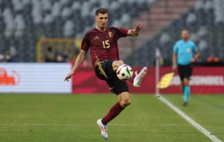 Touché à la cuisse droite, Thomas Meunier pourrait manquer l'Euro 2024 avec la Belgique.