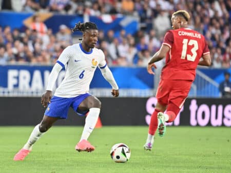 Eduardo Camavinga n'a pas été satisfait de son match contre le Canada (0-0).