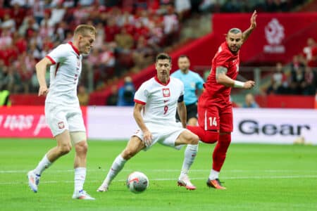 Robert Lewandowski s'est blessé avec la Pologne contre la Turquie.