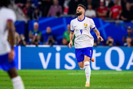 Olivier Giroud ne s'est pas entraîné, ce mardi, au lendemain de la victoire de l'équipe de France contre l'Autriche.