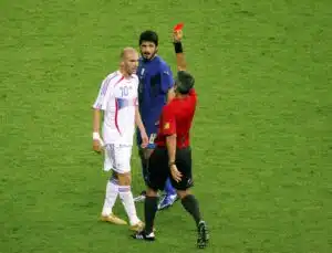 Expulsion Zinedine ZIDANE
