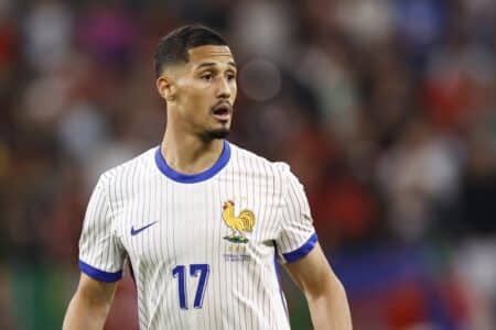 William Saliba s'est présenté en zone mixte, après Portugal-France.
