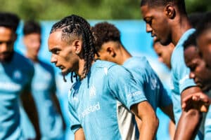 Emran Soglo s'est entraîné avec l'OM, pour la première de Roberto De Zerbi.