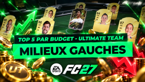 FC 27 – Les meilleurs milieux gauches Ultimate Team par budget FC 27 - TOP 5 par budget : les milieux gauches